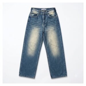Vintage Wash Baggy Jeans